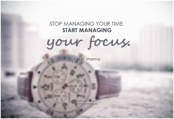 time management with purpose